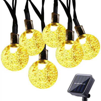 30 LED Solar Powered Lights Crystal Ball