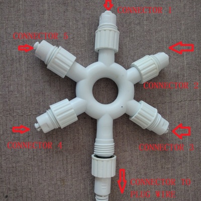 5 CONNECTORS,DIA:14CM