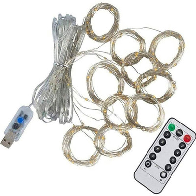 400L USB COPPER MINILED CURTAIN LIGHTS
